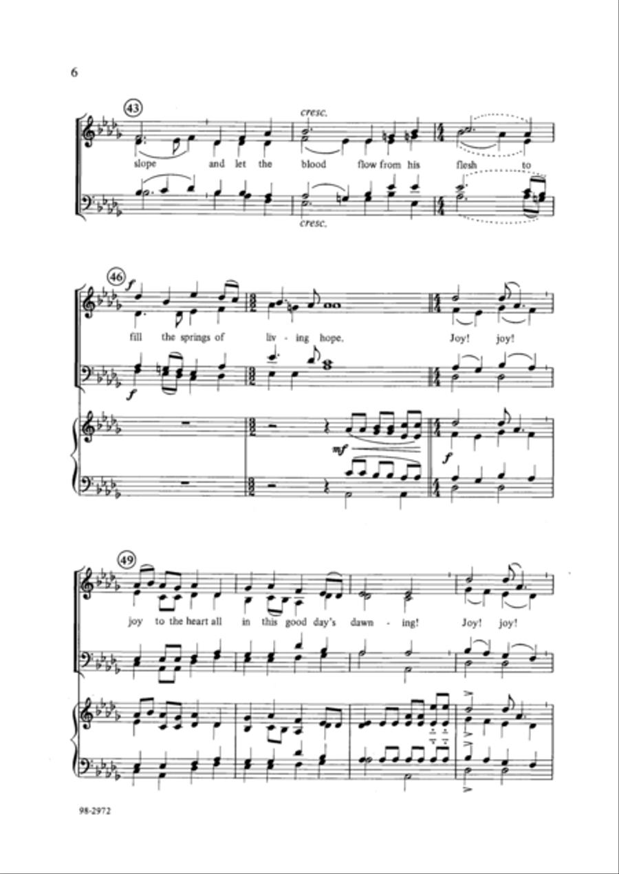 Joy to the Heart Joy to the Heart 4-Part scores gallery preview page 6