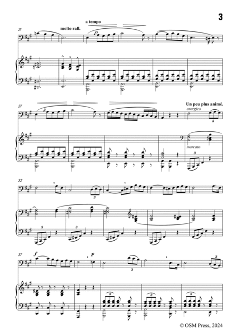 G. Concone-Vocal Exercise No.35,for Contralto(or Bass) and Piano Piano scores gallery preview page 3