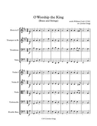 O Worship the King (Brass and Strings)
