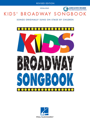 Book cover for Kids' Broadway Songbook – Revised Edition