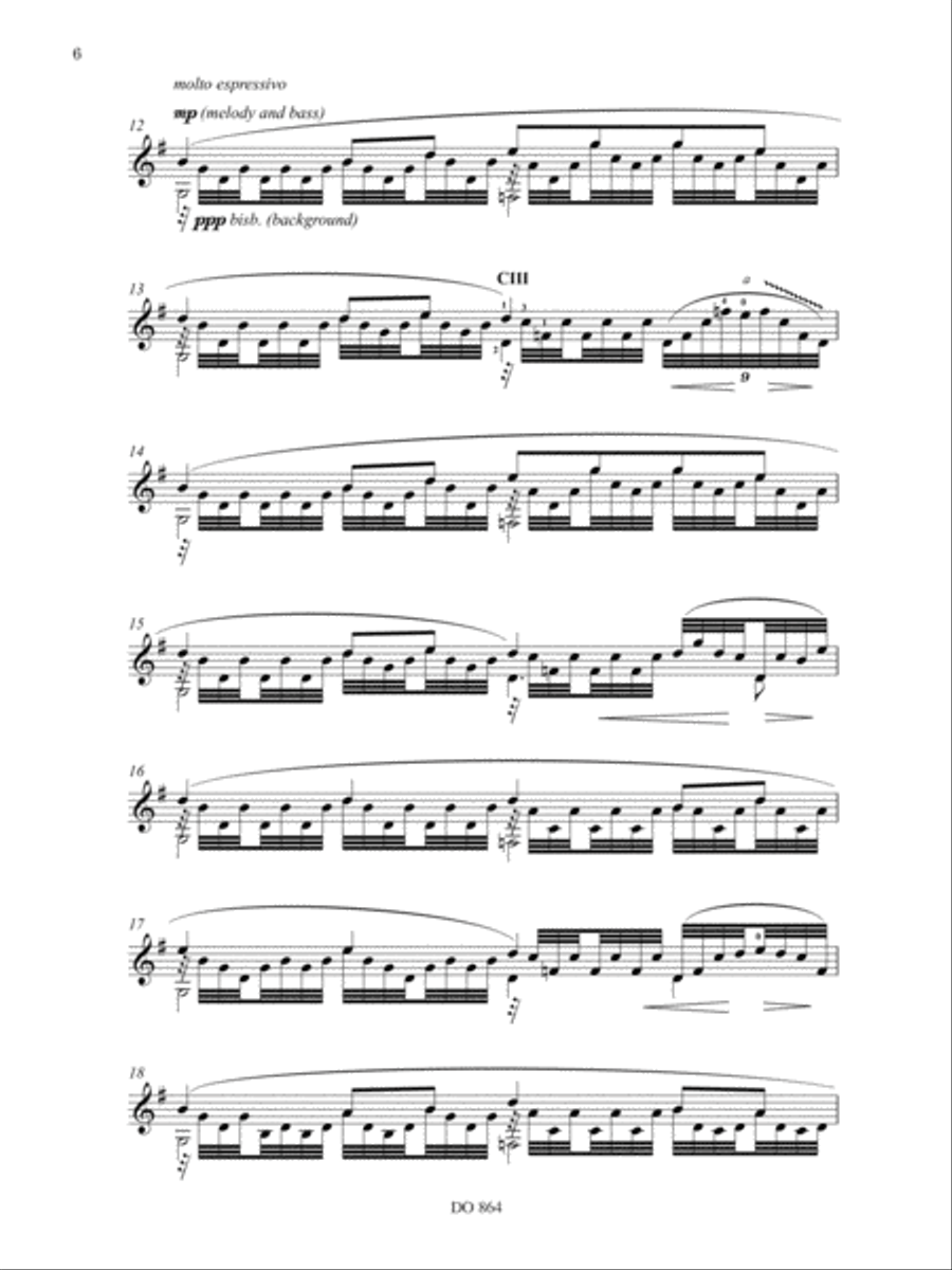 The Chinese Garden The Chinese Garden Classical Guitar scores gallery preview page 6