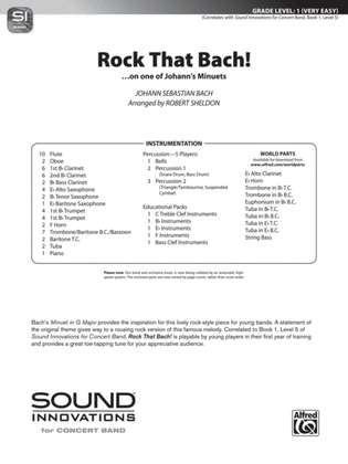 Book cover for Rock That Bach!: Score