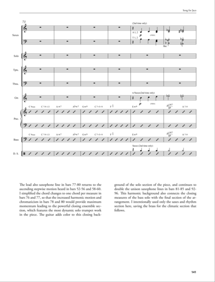 Composing and Arranging for the Contemporary Big Band CD scores gallery preview page 15