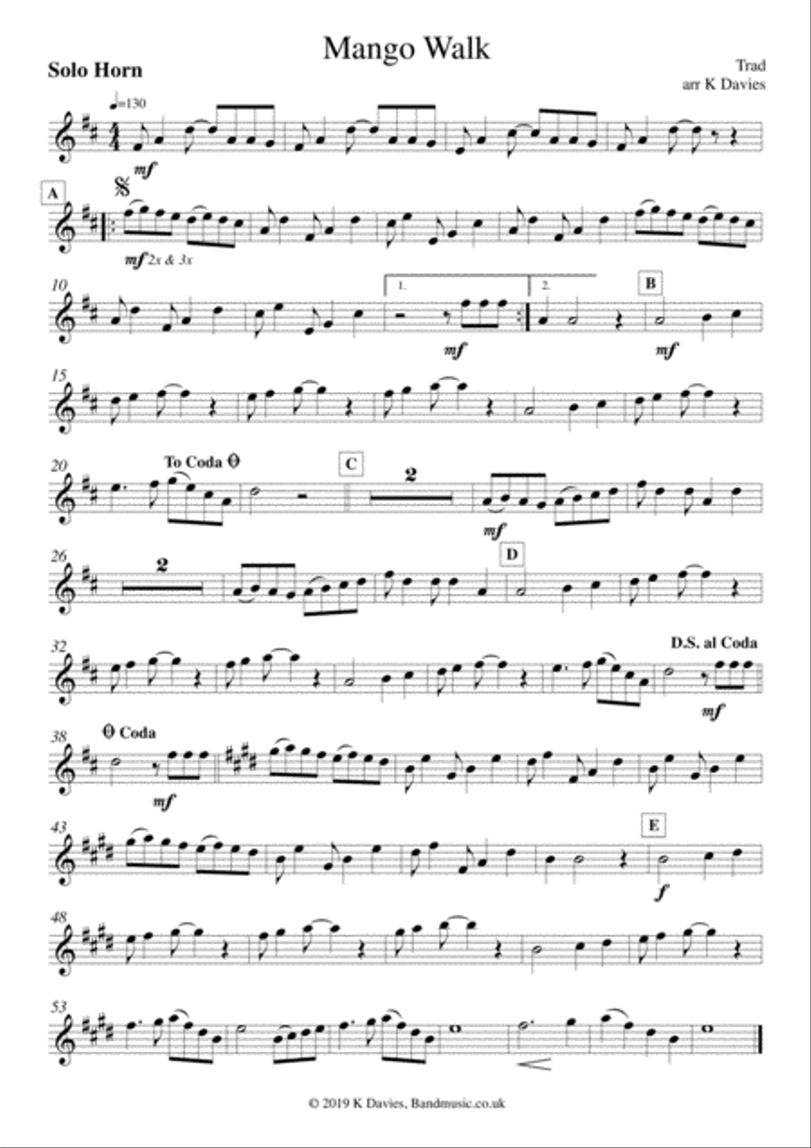Mango Walk Mango Walk Small Ensemble scores gallery preview page 4