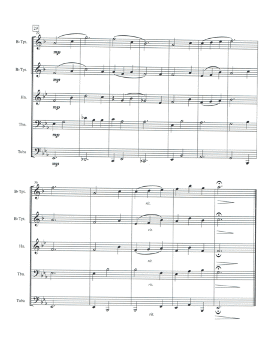 Edelweiss Edelweiss Brass Ensemble scores gallery preview page 4