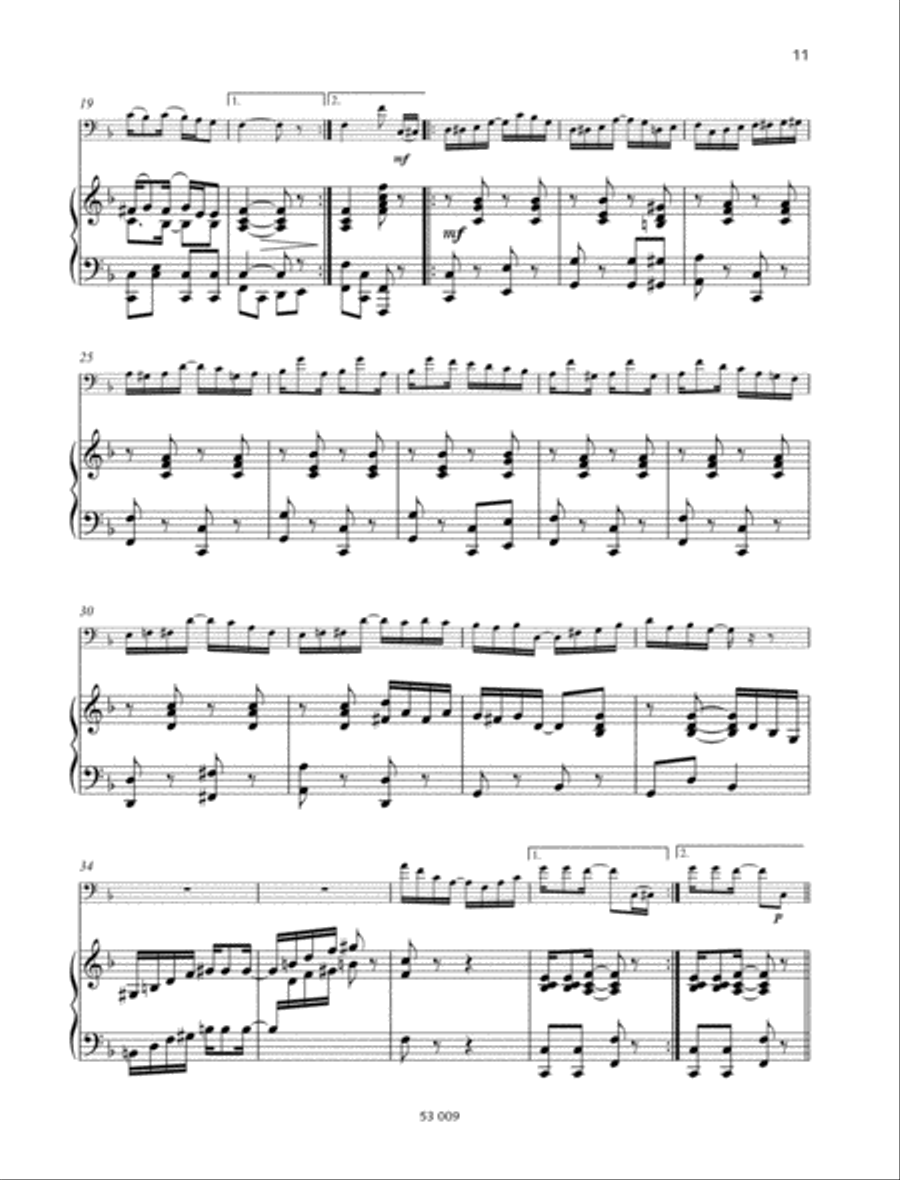 The Easy Winners Piano Accompaniment scores gallery preview page 2