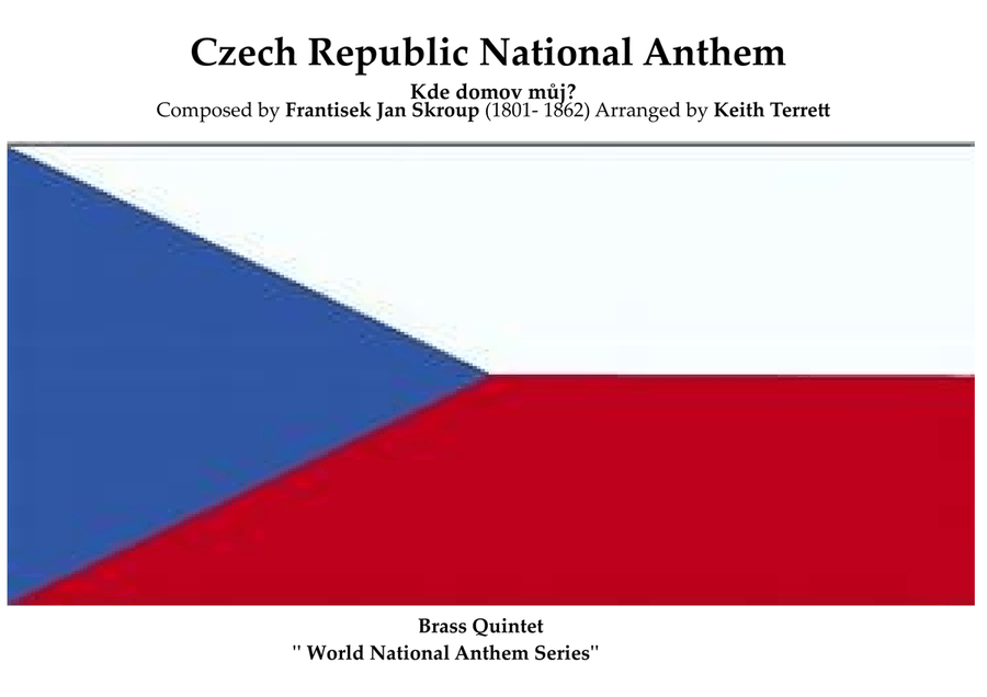 Czech Republic National Anthem for Brass Quintet Brass Quintet scores gallery preview page 1
