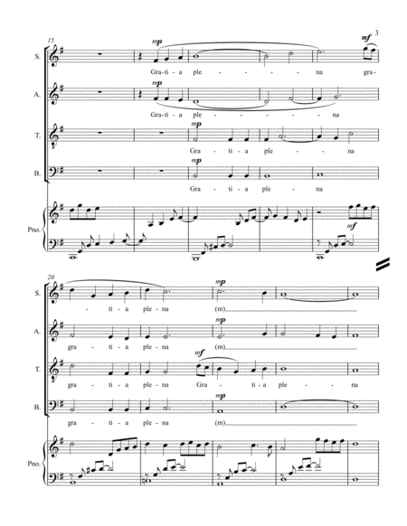 Ave Maria (Choir and piano)