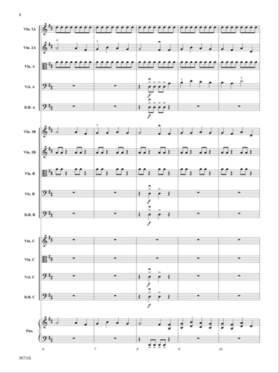 Golden Grove: Score Golden Grove: Score String Orchestra scores gallery preview page 4