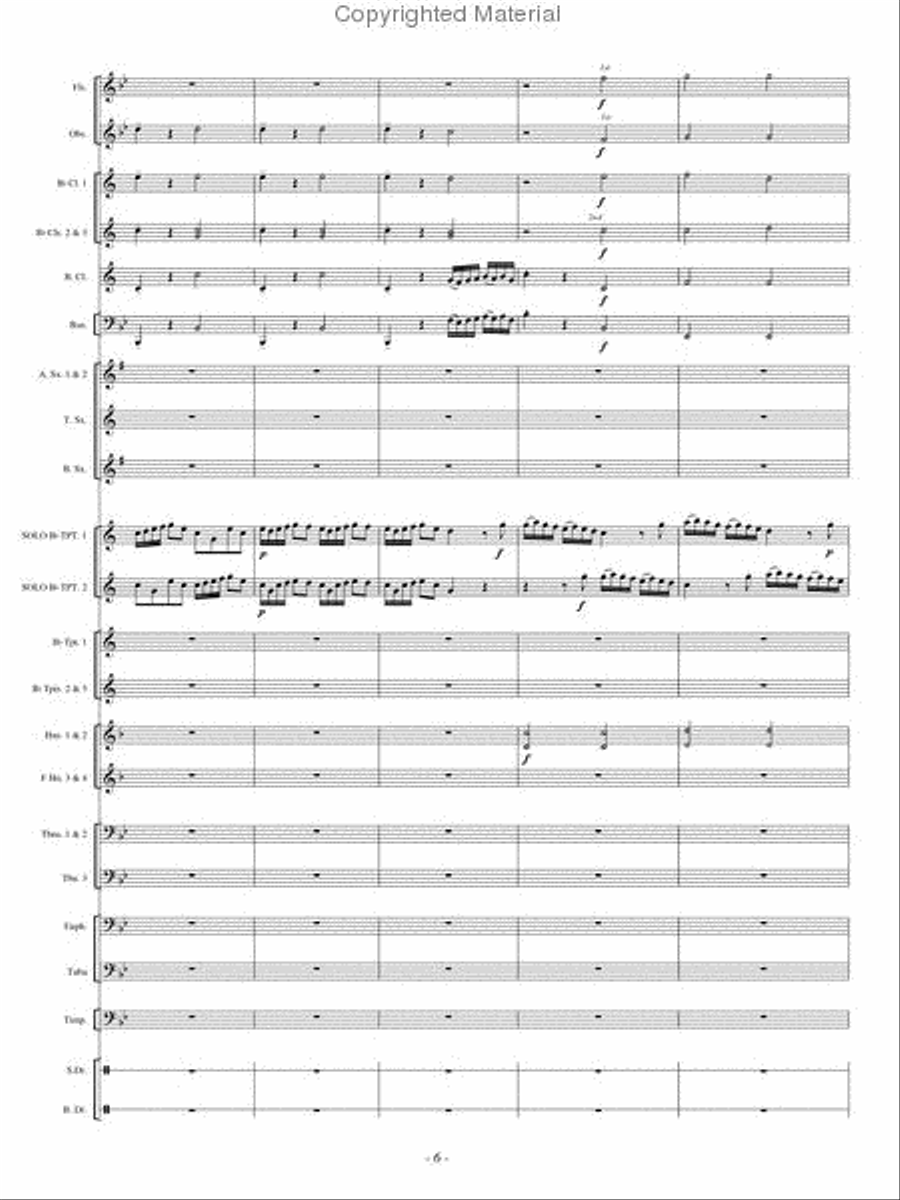 Double Concerto Concert Band scores gallery preview page 5