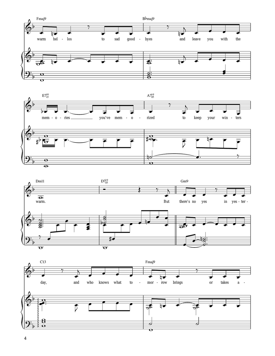 Here's To Life Here's To Life Piano, Vocal, Guitar scores gallery preview page 4