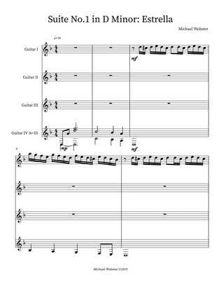 Suite No.1 in D Minor: Estrella