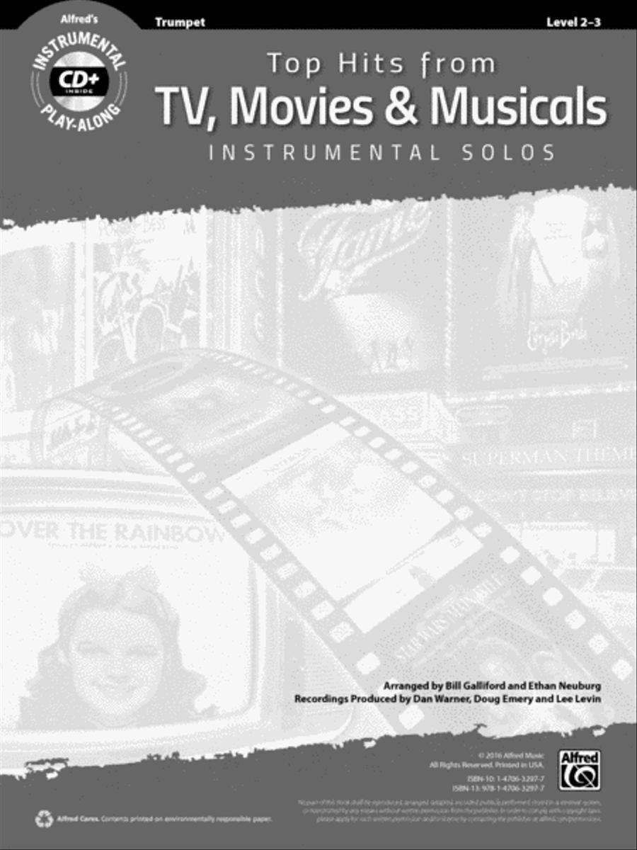 Top Hits from TV, Movies & Musicals Instrumental Solos Trumpet Solo scores gallery preview page 7