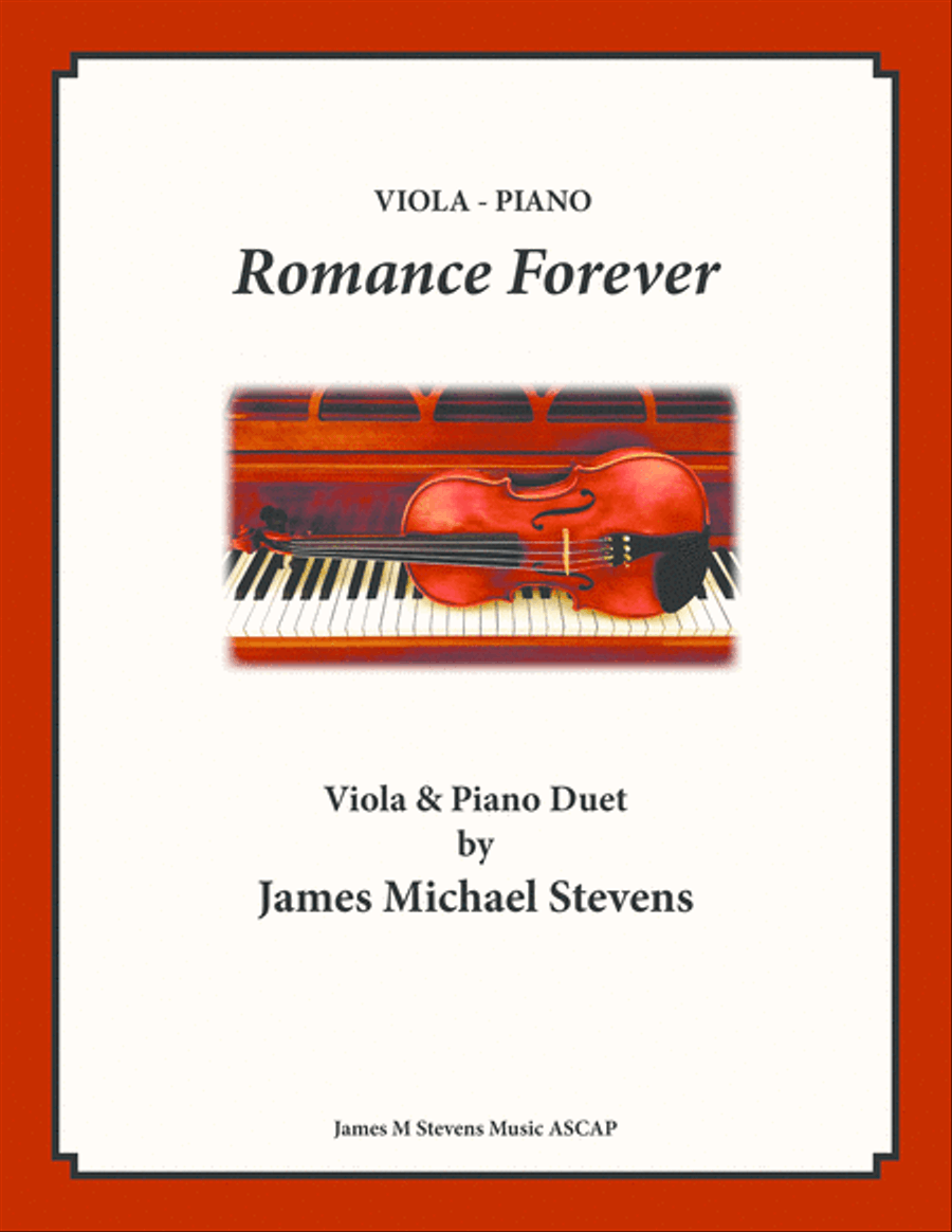 Romance Forever - Viola, Piano, and Light Orchestration Viola scores gallery preview page 1