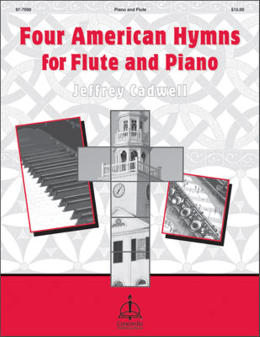 Four American Hymns for Flute and Piano Flute Solo scores gallery preview page 1