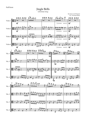 Jingle Bells (Christmas Song) for Viola Quartet