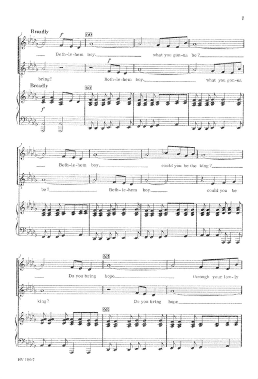 Bethlehem Boy Bethlehem Boy 2-Part scores gallery preview page 8