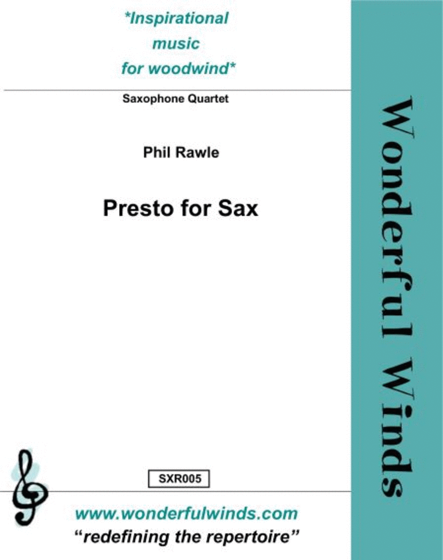 Presto For Sax image number null