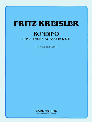 Book cover for Rondino (On A Theme By Beethoven)