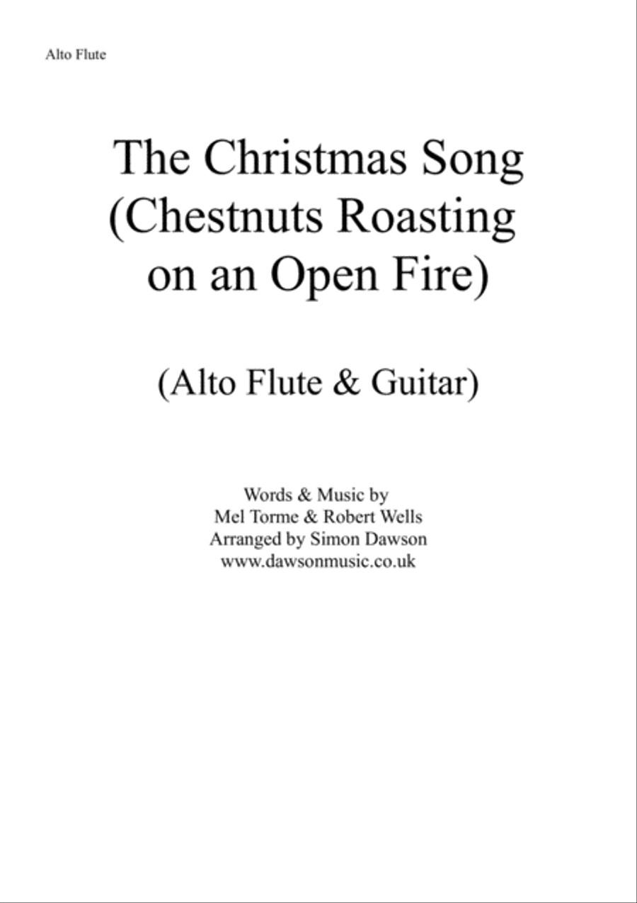 The Christmas Song (chestnuts Roasting On An Open Fire) Flute scores gallery preview page 1
