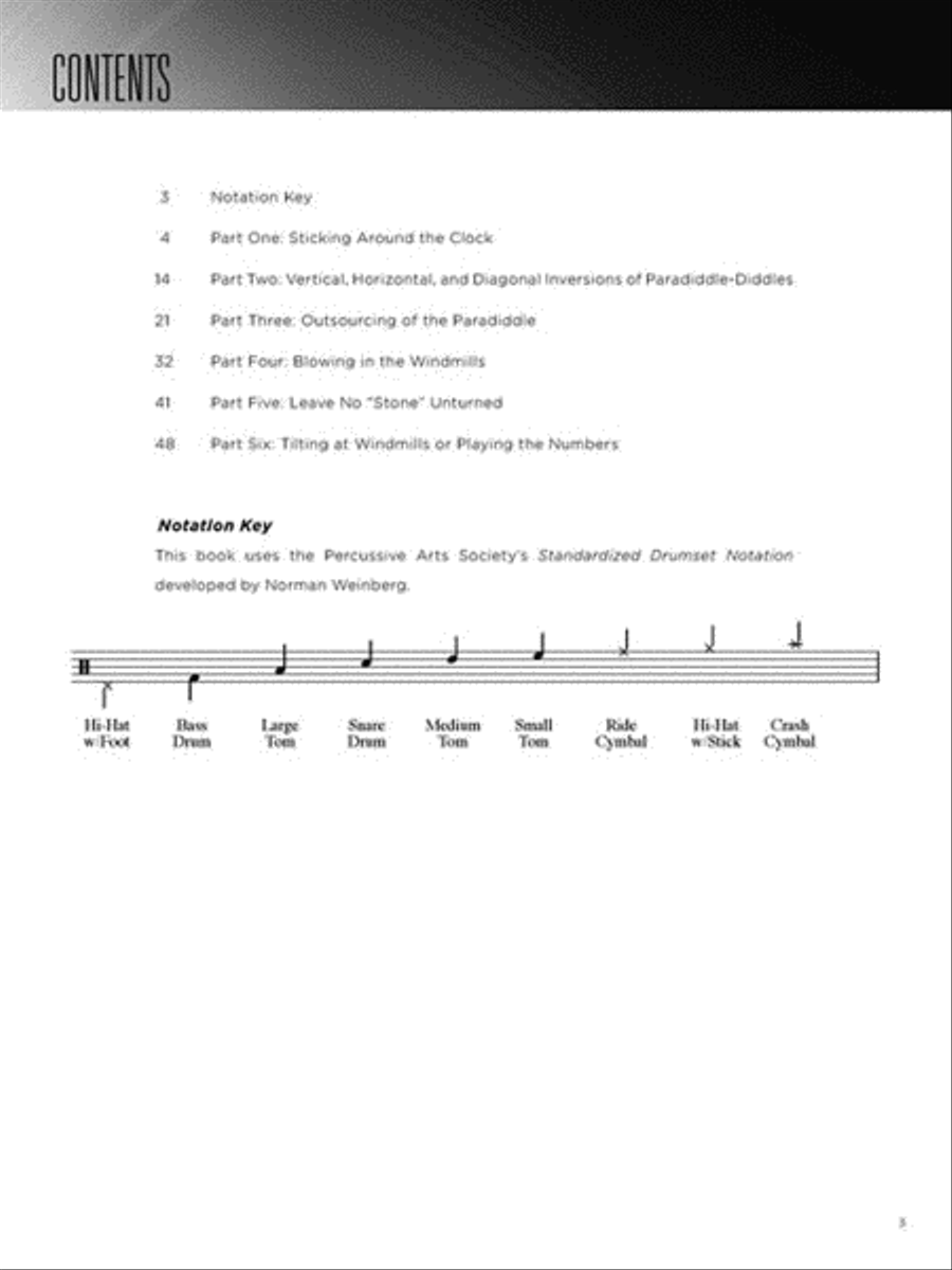 Melodic Motion Studies for Drumset Drum Set scores gallery preview page 3