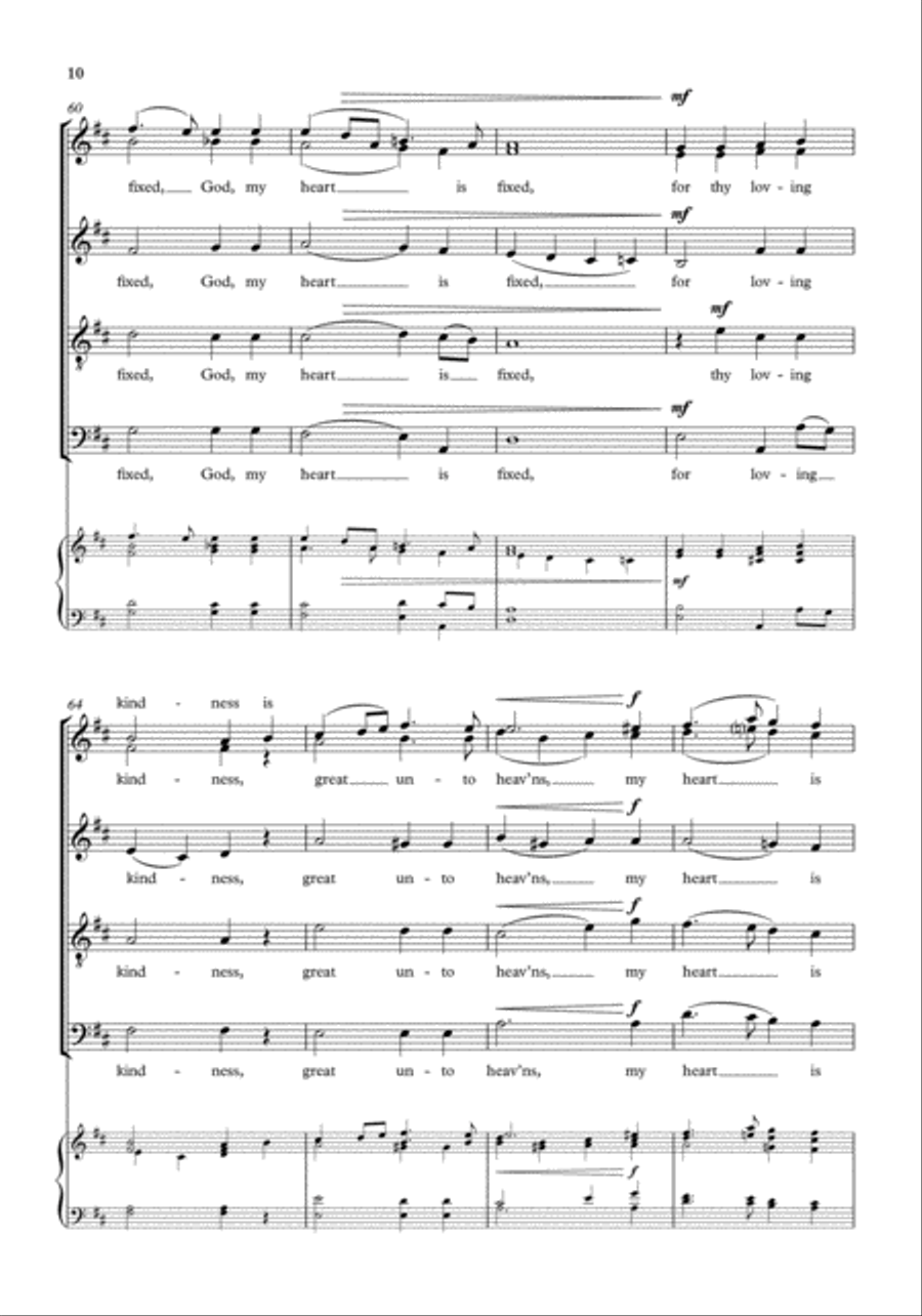 Psalm 57 4-Part scores gallery preview page 4