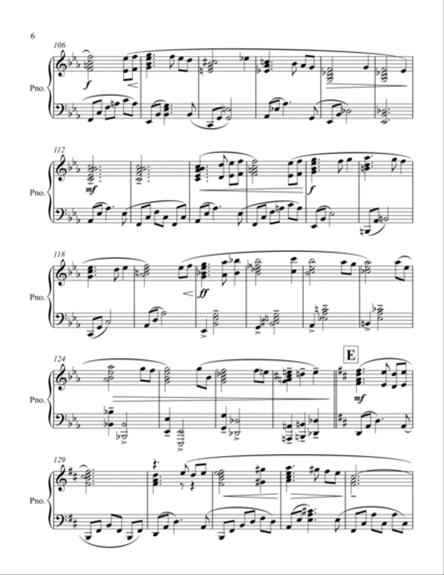 Ballade Piano Solo scores gallery preview page 6