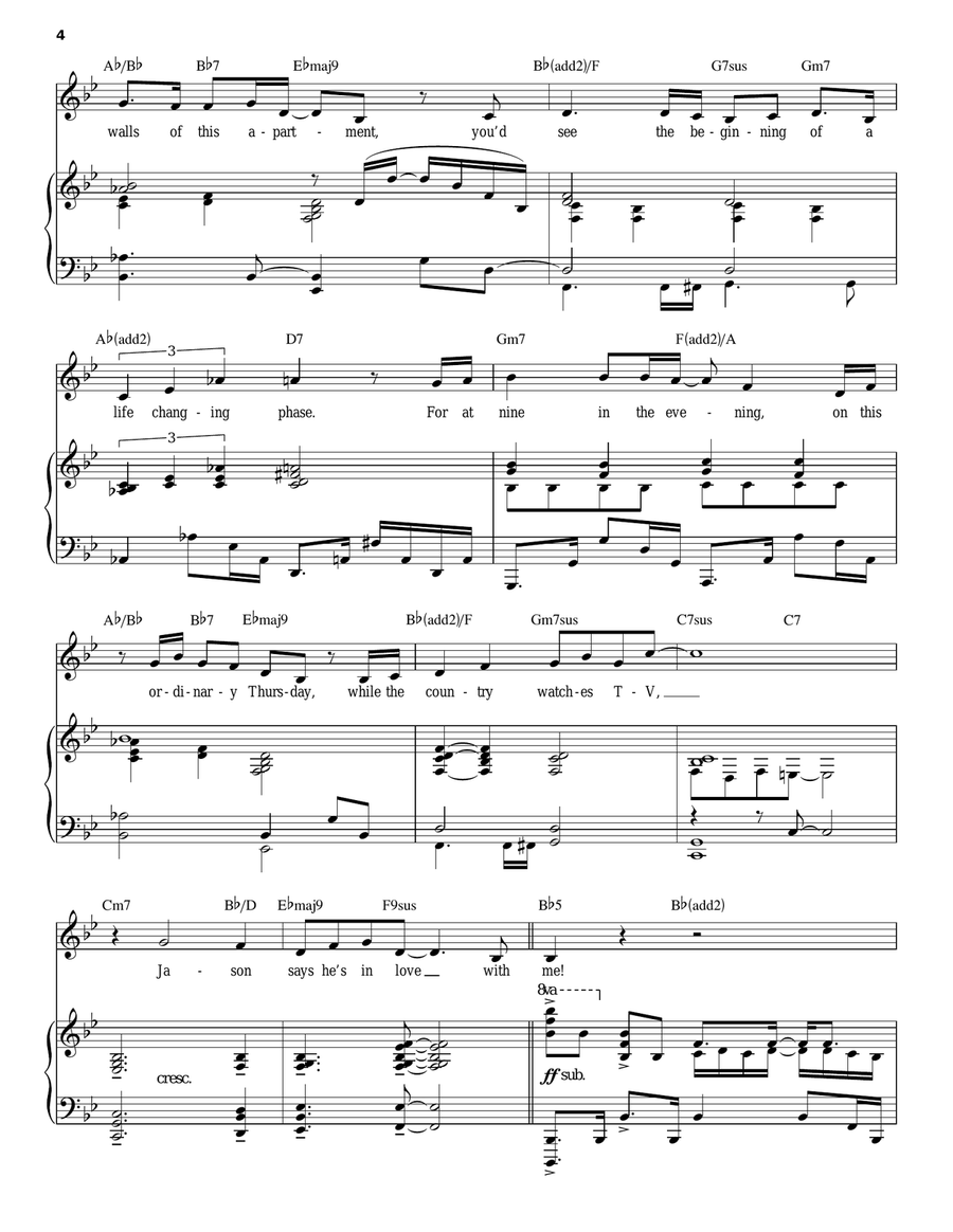 This Ordinary Thursday Piano, Vocal scores gallery preview page 4