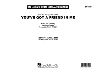Book cover for You've Got A Friend In Me (from Toy Story) (arr. Mark Taylor) - Conductor Score (Full Score)