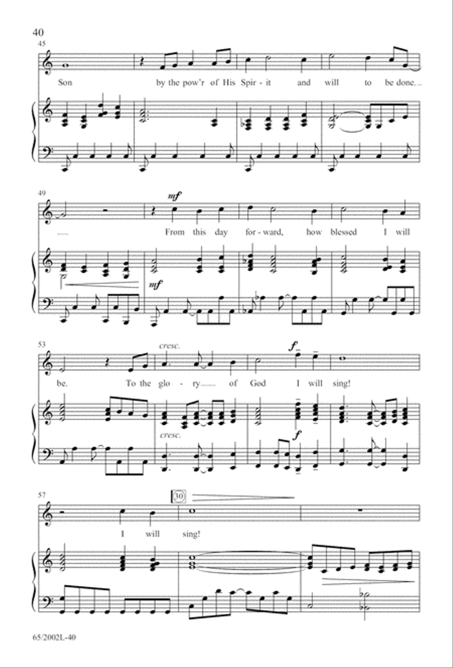 And This Shall Be a Sign And This Shall Be a Sign 4-Part scores gallery preview page 41