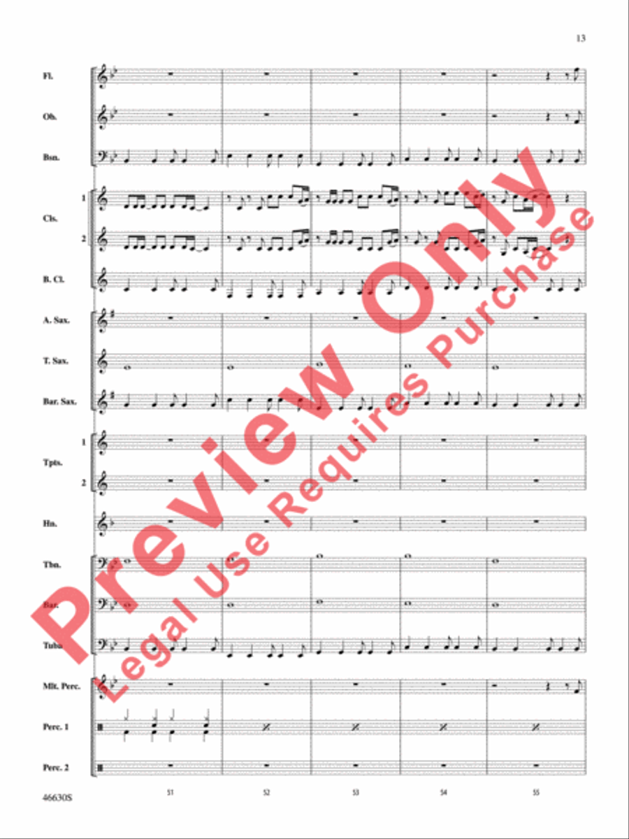 The LEGO Ninjago Movie: Selections from the Motion Picture Soundtrack Concert Band scores gallery preview page 14