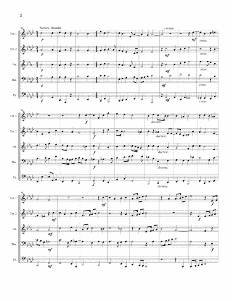 Christ Rising Again Christ Rising Again Brass Ensemble scores gallery preview page 4