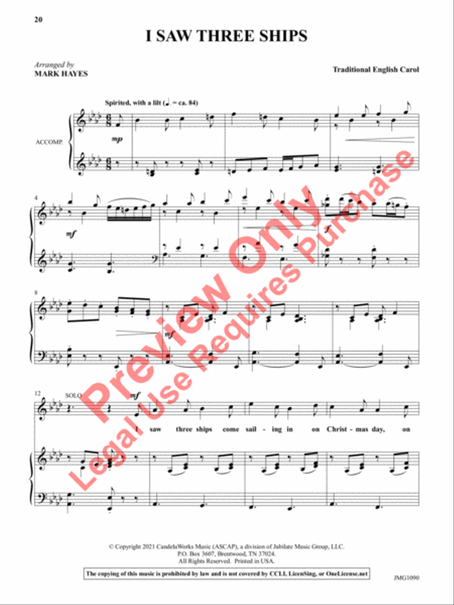 The Mark Hayes Vocal Solo Collection High Voice scores gallery preview page 11