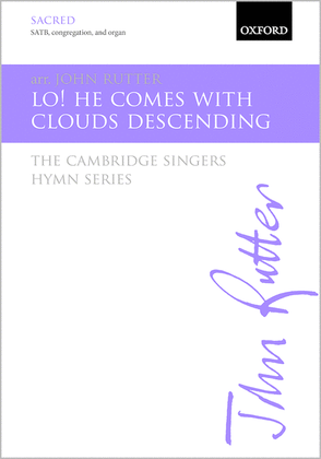 Book cover for Lo! he comes with clouds descending