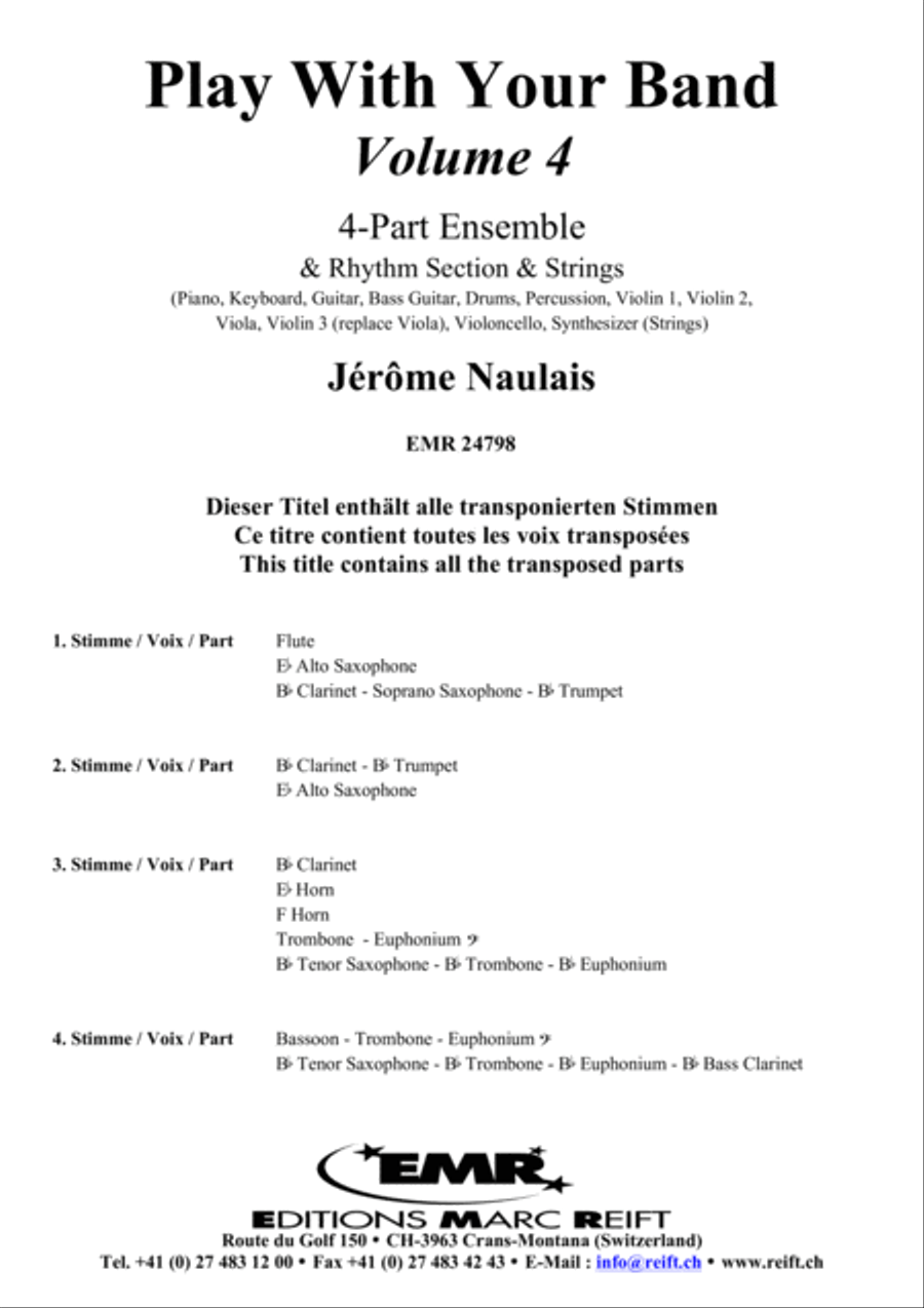 Play With Your Band Volume 4 Brass Ensemble scores gallery preview page 3