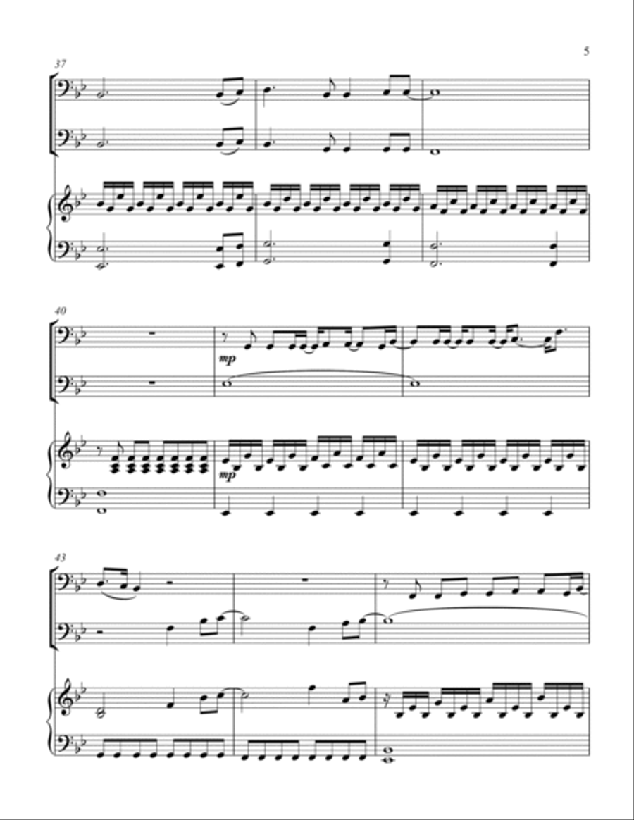 I Heard The Bells On Christmas Day Piano scores gallery preview page 6