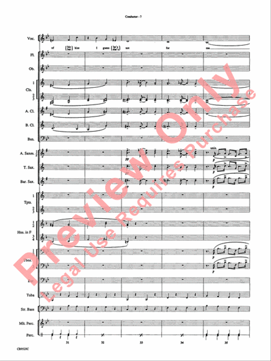 But Not for Me Concert Band scores gallery preview page 9