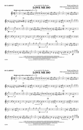 Book cover for Love Me Do: 1st B-flat Clarinet
