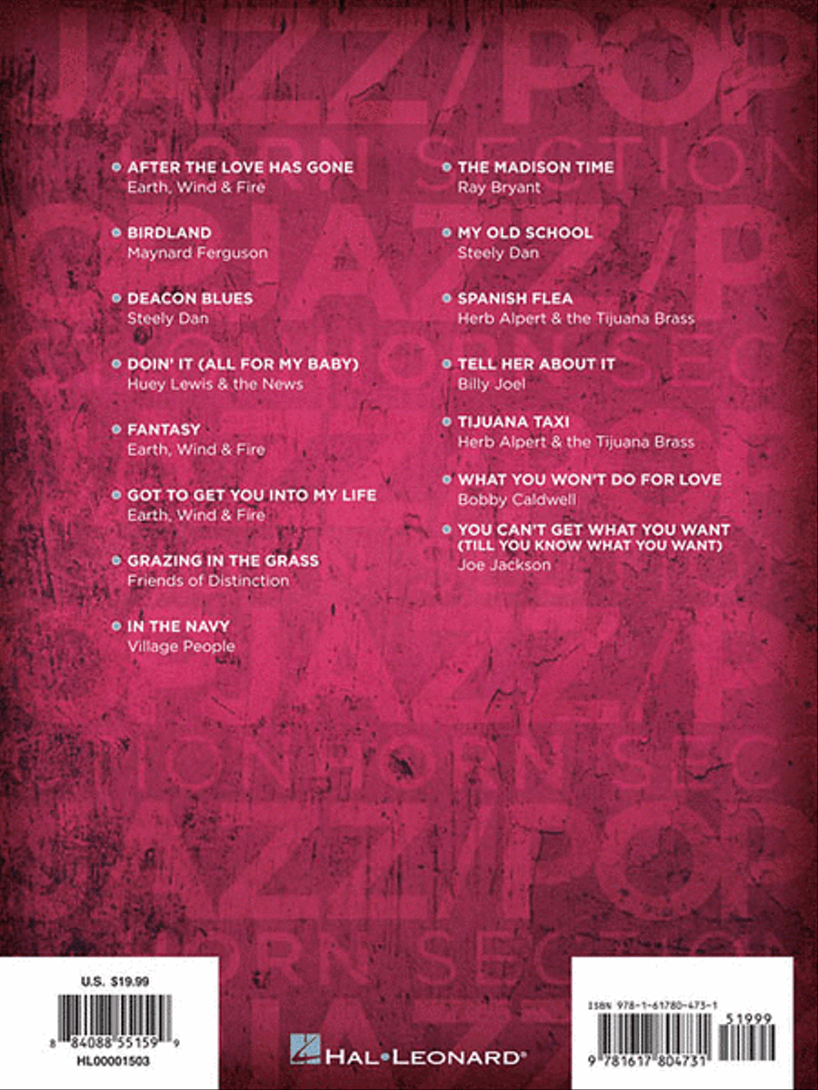 Jazz/Pop Horn Section Saxophone scores gallery preview page 2