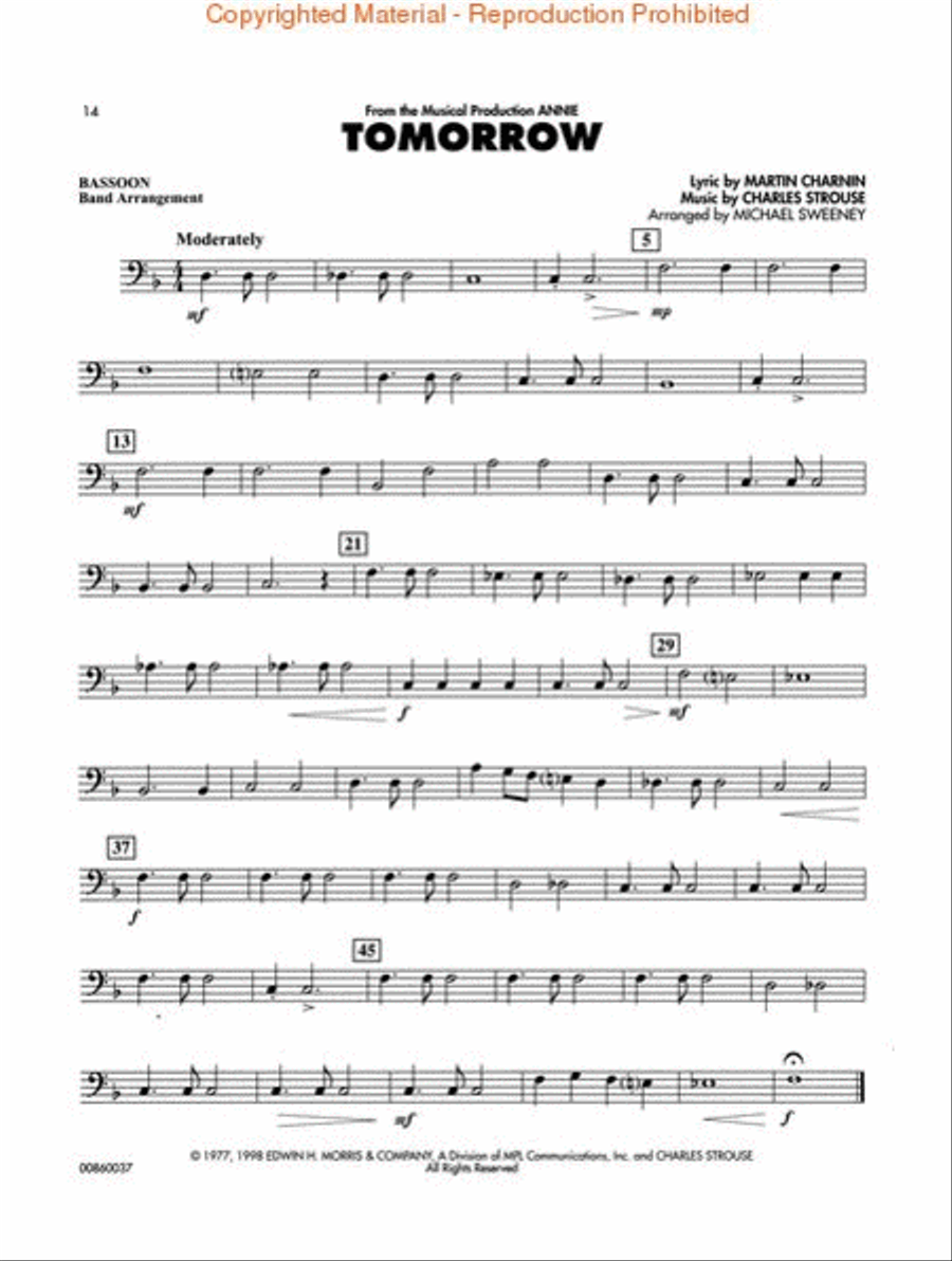 Broadway Favorites - Bassoon Concert Band Methods scores gallery preview page 4