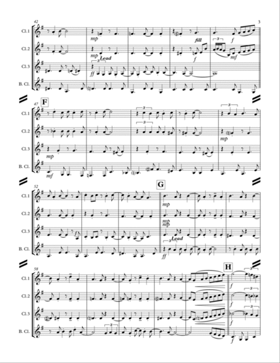 Quiet Nights Of Quiet Stars (Corcovado) Woodwind Ensemble scores gallery preview page 4