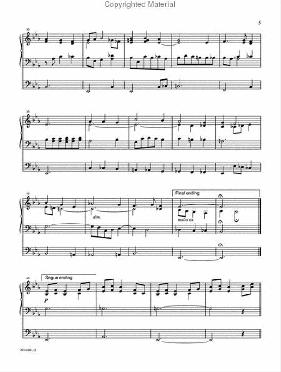 Here at Your Table, Lord Organ Solo scores gallery preview page 4