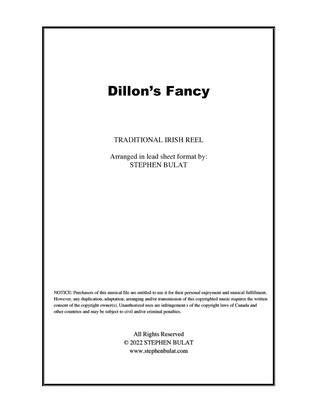 Book cover for Dillon's Fancy (Irish Traditional) - Lead sheet (key of E)