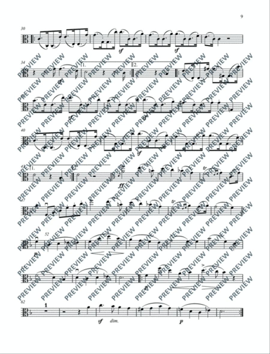 Classical Highlights for Viola Piano Accompaniment scores gallery preview page 10