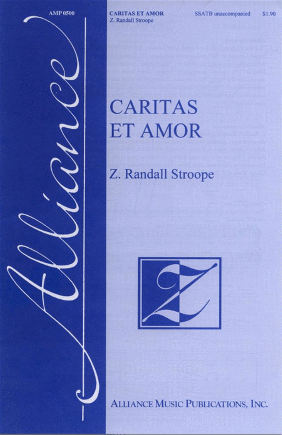 Caritas et Amor Caritas et Amor SSATB scores gallery preview page 1