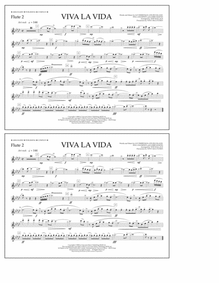 Viva La Vida - Flute 2