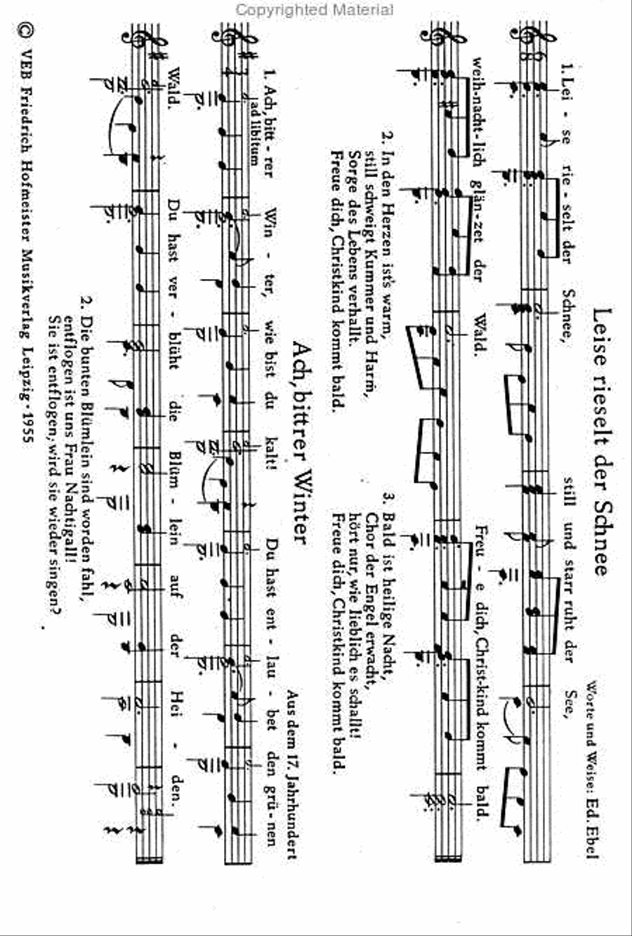 Leise rieselt der Schnee. Lieder zur Weihnachtszeit Classical Guitar scores gallery preview page 2