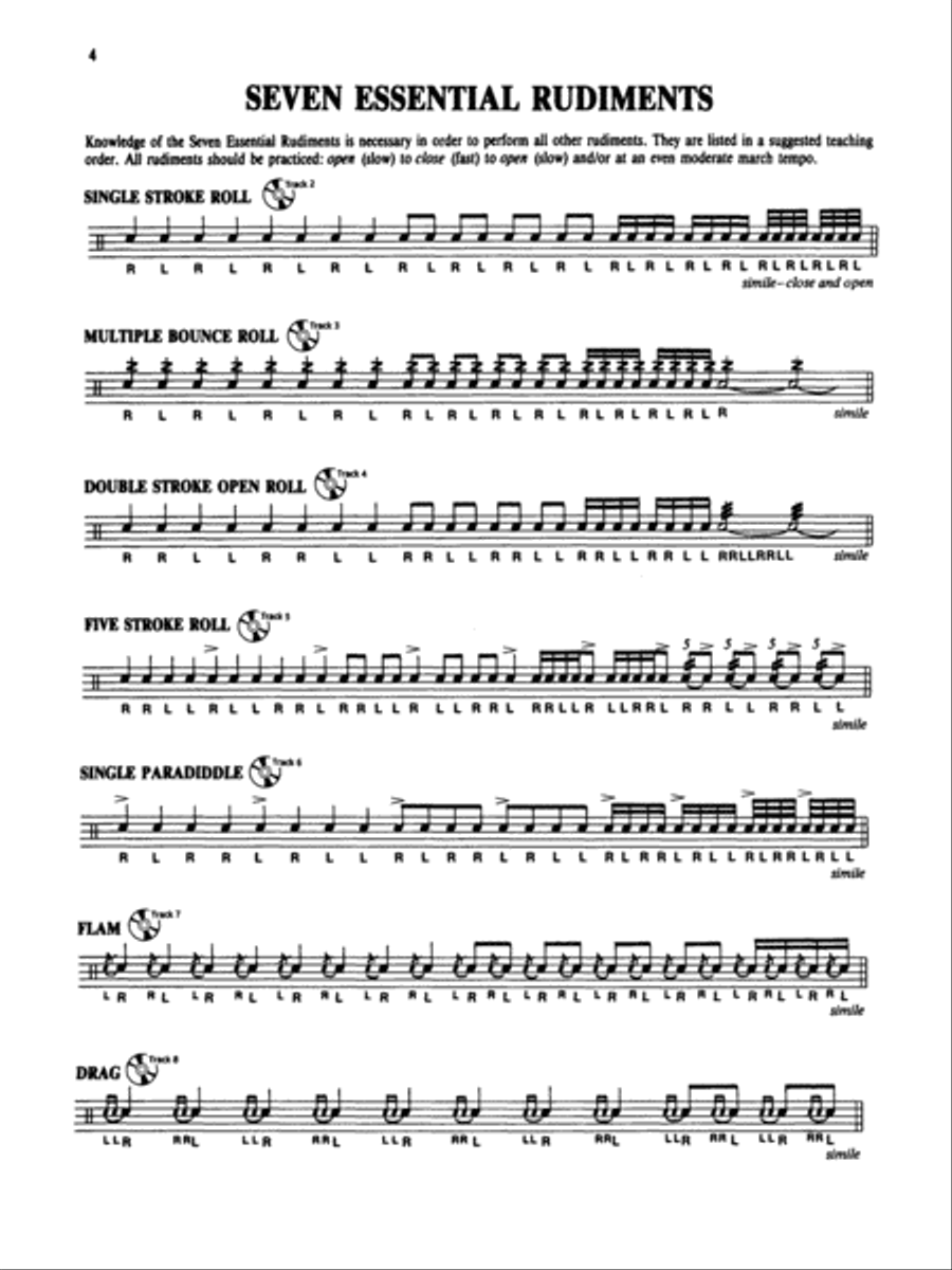 International Drum Rudiments (Book/CD) Percussion scores gallery preview page 6