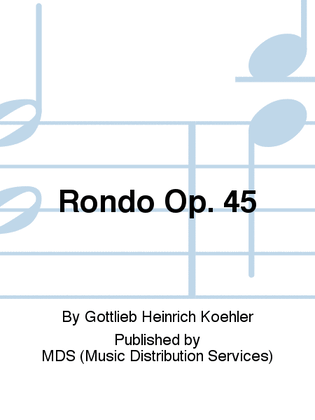 Book cover for Rondo op. 45