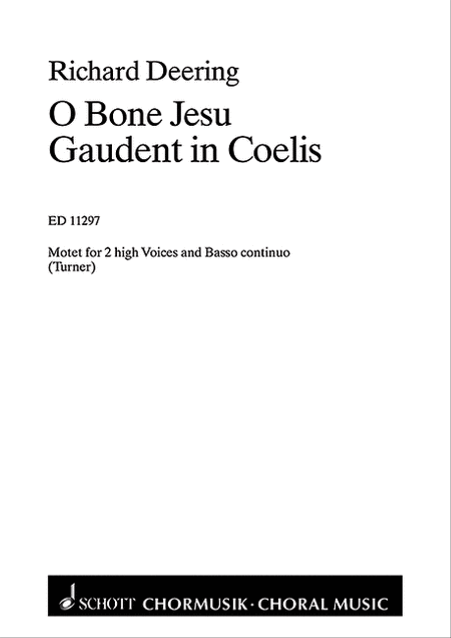 O Bone Jesu Gaudent In Coelis High Voice scores gallery preview page 1